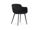 AC03390BLBL 5404028300985 Chaise avec accoudoirs ARMADA en velours noir