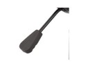 Chaise de bureau ROLLING en velours noir sur roulettes