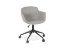 AC03890LGBL 5404028317891 Chaise de bureau CENTURION en tissu gris sur roulettes