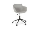 Chaise de bureau CENTURION en tissu gris sur roulettes
