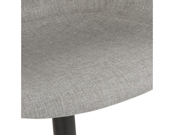 Chaise de bureau CENTURION en tissu gris sur roulettes