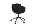 AC03900BLBL 5404028317914 Chaise de bureau CENTURION en tissu noir sur roulettes