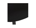 Chaise de bureau CENTURION en tissu noir sur roulettes