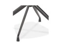 Chaise design avec accoudoirs GRAPIN en velours vert