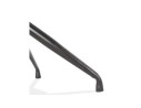 Chaise design avec accoudoirs GRAPIN en velours noir
