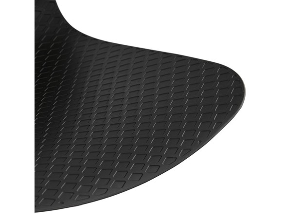 Chaise design de bureau EVORA noire sur roulettes