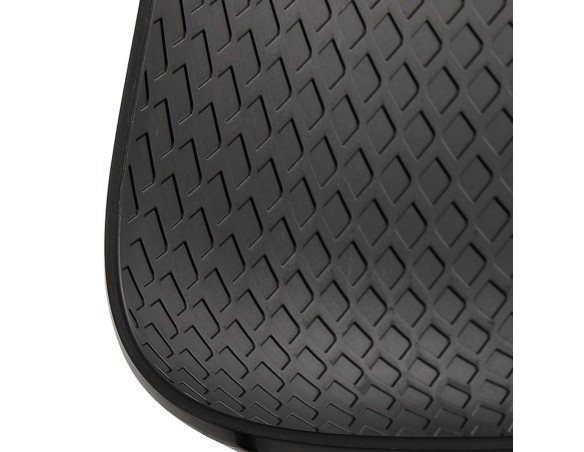 Chaise design de bureau EVORA noire sur roulettes