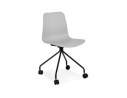 CH05090GRBL 5404028348017 Chaise design de bureau EVORA grise sur roulettes