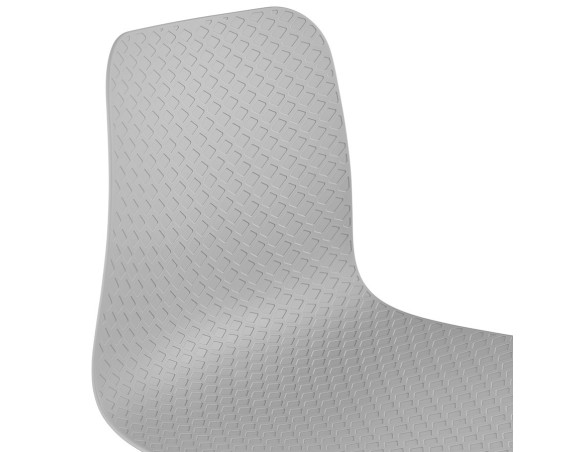 Chaise design de bureau EVORA grise sur roulettes