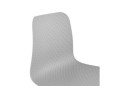 Chaise design de bureau EVORA grise sur roulettes