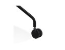 Chaise de bureau NADIA noire sur roulettes