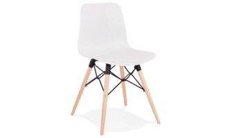 CH02110WH 5420072059334 Chaise scandinave TONIC blanche design