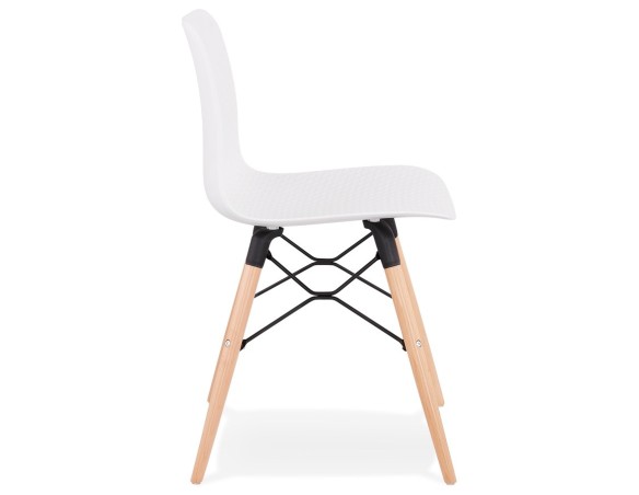 Chaise scandinave TONIC blanche design