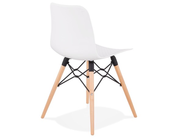 Chaise scandinave TONIC blanche design