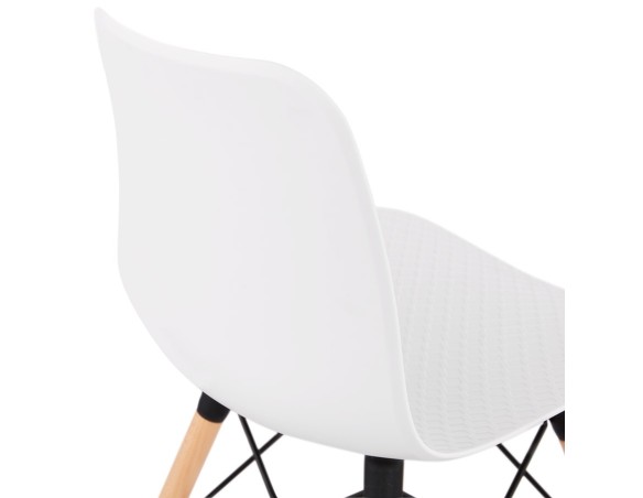 Chaise scandinave TONIC blanche design