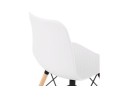 Chaise scandinave TONIC blanche design