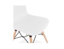 Chaise scandinave TONIC blanche design