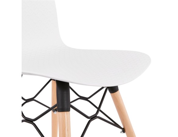 Chaise scandinave TONIC blanche design