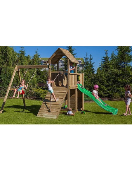 Jeux jardin enfant bois Carol