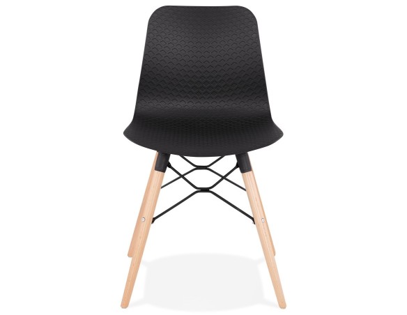 Chaise scandinave TONIC noire design