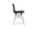Chaise scandinave TONIC noire design