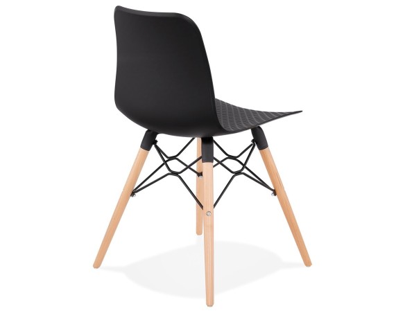 Chaise scandinave TONIC noire design