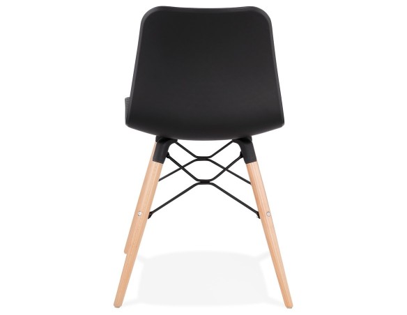 Chaise scandinave TONIC noire design