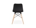 Chaise scandinave TONIC noire design
