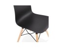Chaise scandinave TONIC noire design