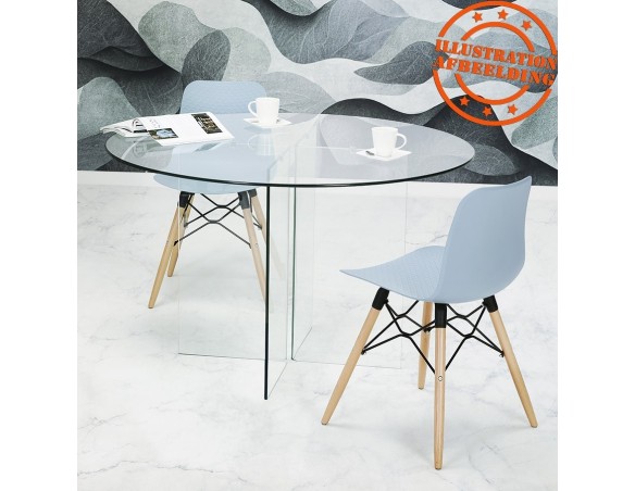 Chaise scandinave TONIC bleue design