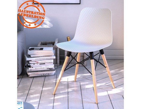 Chaise scandinave TONIC bleue design