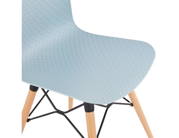 Chaise scandinave TONIC bleue design