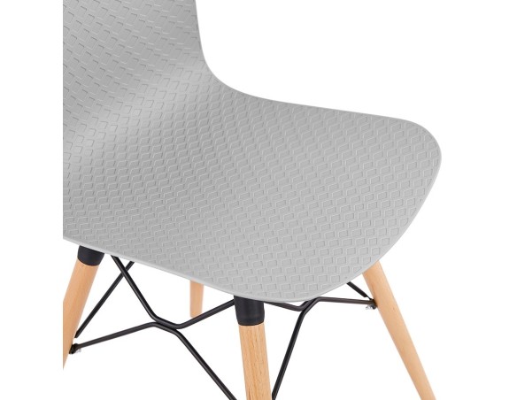 Chaise scandinave TONIC grise design
