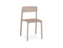 CH05420BE 5404028353035 Chaise intérieur / extérieur TROPICAL en matière plastique beige
