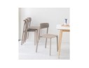 Chaise intérieur / extérieur TROPICAL en matière plastique beige