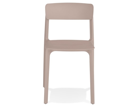 Chaise intérieur / extérieur TROPICAL en matière plastique beige