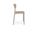 Chaise intérieur / extérieur TROPICAL en matière plastique beige