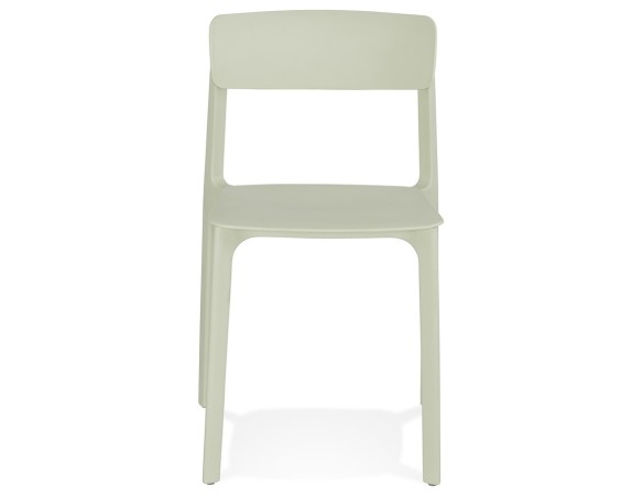 Chaise intérieur / extérieur empilable TROPICAL en matière plastique vert pastel