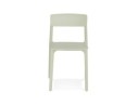 Chaise intérieur / extérieur empilable TROPICAL en matière plastique vert pastel