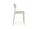 Chaise intérieur / extérieur empilable TROPICAL en matière plastique vert pastel