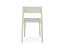 Chaise intérieur / extérieur empilable TROPICAL en matière plastique vert pastel