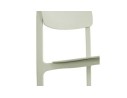 Chaise intérieur / extérieur empilable TROPICAL en matière plastique vert pastel