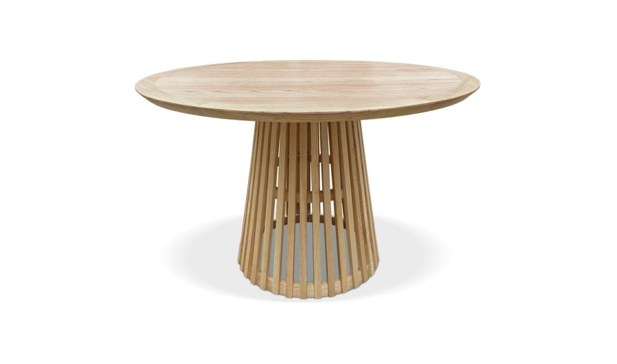 DT03490NA 5404028349205 Table à manger ronde PERI en bois naturel - ø 120 cm DT03490NA 5404028349205 Table à manger ronde PERI en bois naturel - ø 120 cm