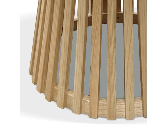 Table à manger ronde PERI en bois naturel - ø 120 cm