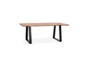 DT01410NABL 5420072087207 Table de salle à manger style industriel RAFA en bois massif et métal - 200x95 cm