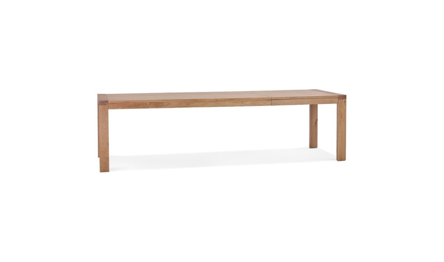 DT02550NA 5404028311301 Table de salle à manger extensible EXTENSA en Chêne massif - 200(280)x100 cm