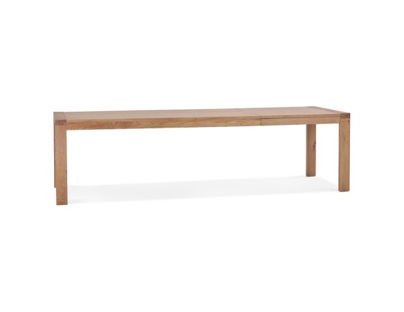 DT02550NA 5404028311301 Table de salle à manger extensible EXTENSA en Chêne massif - 200(280)x100 cm