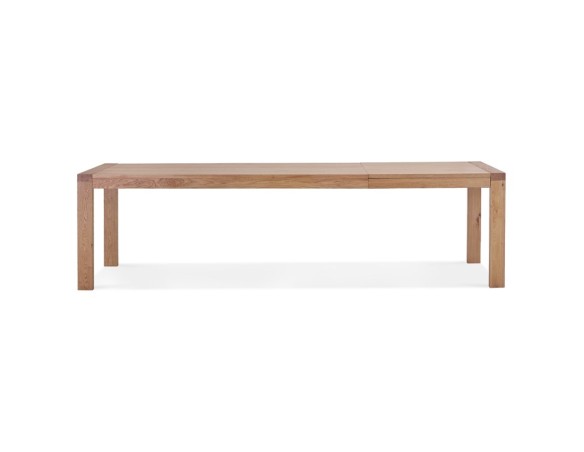Table de salle à manger extensible EXTENSA en Chêne massif - 200(280)x100 cm