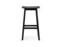 Tabouret de bar design DUMAS en bois noir