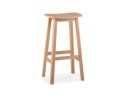 BS06630NA 5404028340059 Tabouret de bar design DUMAS en bois finition naturelle